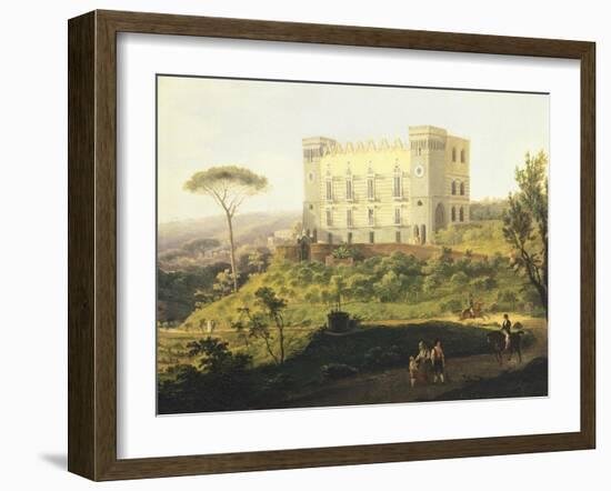 Villa Ruffo in Capodimonte-Salvatore Fergola-Framed Giclee Print