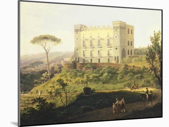 Villa Ruffo in Capodimonte-Salvatore Fergola-Mounted Giclee Print