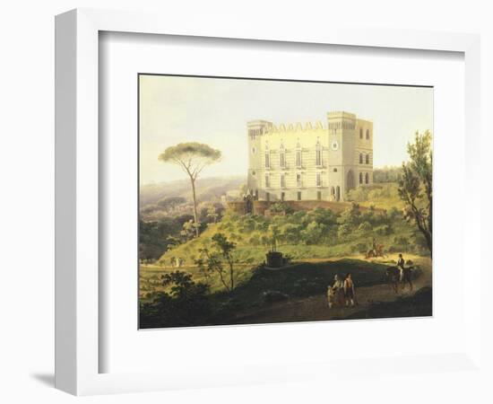 Villa Ruffo in Capodimonte-Salvatore Fergola-Framed Giclee Print