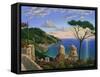 Villa Rufolo - Italy-Eduardo Camoes-Framed Stretched Canvas