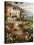 Villa's Garden Path-Peter Bell-Stretched Canvas