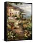 Villa's Garden Path-Peter Bell-Framed Stretched Canvas