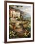 Villa's Garden Path-Peter Bell-Framed Art Print