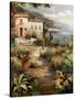 Villa's Garden Path-Peter Bell-Stretched Canvas