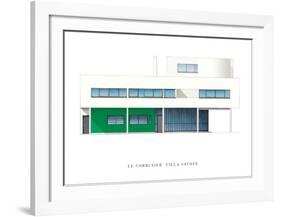 Villa Savoye, Paris-Le Corbusier-Framed Art Print