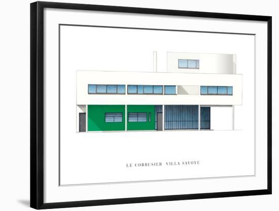 Villa Savoye, Paris-Le Corbusier-Framed Art Print