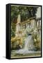 Villa Torlonia, Frascati, 1907-John Singer Sargent-Framed Stretched Canvas