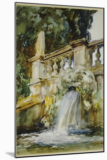 Villa Torlonia, Frascati, 1907-John Singer Sargent-Mounted Giclee Print