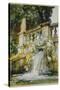 Villa Torlonia, Frascati, 1907-John Singer Sargent-Stretched Canvas