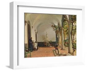 'Villa Torre Galli The Loggia', 1910-John Singer Sargent-Framed Giclee Print