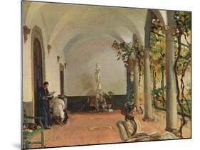 'Villa Torre Galli The Loggia', 1910-John Singer Sargent-Mounted Premium Giclee Print