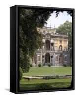 Villa Torrigiani, Camigliano Village, Lucca, Tuscany, Italy-Sheila Terry-Framed Stretched Canvas