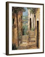 Villa Tuscana-Guido Borelli-Framed Art Print