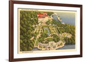 Villa Viscaya, Miami, Florida-null-Framed Premium Giclee Print