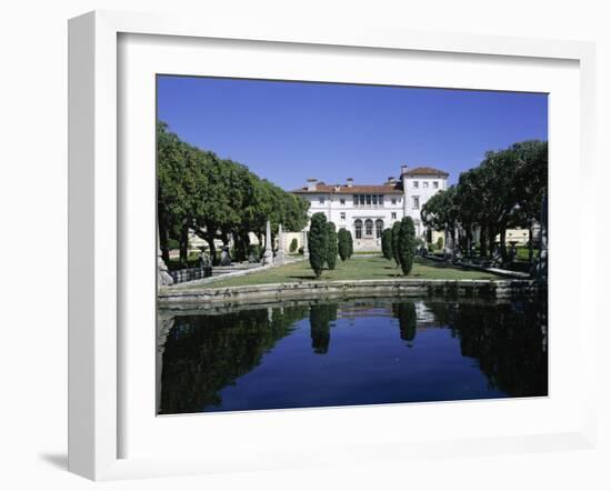 Villa Vizcaya, an Italianate Mansion, Miami, Florida, USA-Fraser Hall-Framed Photographic Print