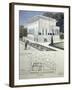 Villa Wagner, Vienna, Design Showing the Exterior of the House, Built of Steel and Concrete 1913-Otto Wagner-Framed Premium Giclee Print