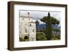 Villa with Garden, Ravello, Amalfi Coast, Italy-George Oze-Framed Photographic Print