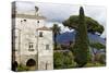 Villa with Garden, Ravello, Amalfi Coast, Italy-George Oze-Stretched Canvas