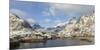 Village A i Lofoten on the island Moskenesoya. Lofoten Islands. Norway-Martin Zwick-Mounted Photographic Print