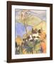 Village Above the Lake-Herman Hesse-Framed Collectable Print