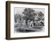 Village Along the Banks of the Niger-null-Framed Giclee Print