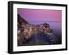 Village and Harbour at Dusk, Vernazza, Cinque Terre, Liguria, Italy, Mediterranean-Patrick Dieudonne-Framed Photographic Print