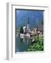 Village and Lake, Hallstatt, Austrian Lakes, Austria-Jean Brooks-Framed Photographic Print