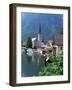 Village and Lake, Hallstatt, Austrian Lakes, Austria-Jean Brooks-Framed Photographic Print