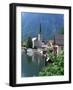 Village and Lake, Hallstatt, Austrian Lakes, Austria-Jean Brooks-Framed Photographic Print