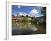 Village and Medieval Bridge over the River Medway, Aylesford, Near Maidstone, Kent, England, UK-Stuart Black-Framed Photographic Print