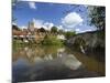 Village and Medieval Bridge over the River Medway, Aylesford, Near Maidstone, Kent, England, UK-Stuart Black-Mounted Photographic Print