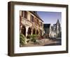 Village and Ruins of Abbey, Longpont, Picardie (Picardy), France-John Miller-Framed Photographic Print