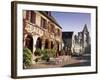 Village and Ruins of Abbey, Longpont, Picardie (Picardy), France-John Miller-Framed Photographic Print