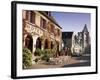 Village and Ruins of Abbey, Longpont, Picardie (Picardy), France-John Miller-Framed Photographic Print
