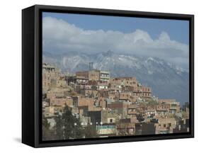 Village at the Base of the Kabylie Mountains, Algeria, North Africa, Africa-Ethel Davies-Framed Stretched Canvas