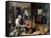 Village Barber-Surgeon-Adriaen Brouwer-Framed Stretched Canvas