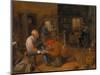 Village Barber-Adriaen Brouwer-Mounted Giclee Print