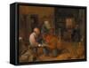 Village Barber-Adriaen Brouwer-Framed Stretched Canvas