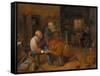 Village Barber-Adriaen Brouwer-Framed Stretched Canvas