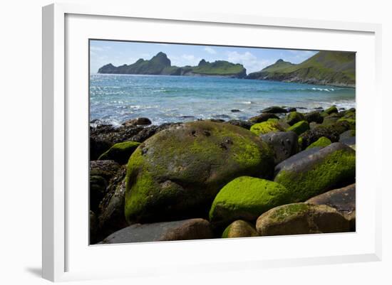 Village Bay Coast, St. Kilda, Outer Hebrides, Scotland, UK, June 2009-Muñoz-Framed Photographic Print