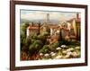 Village Bell Tower-Lazzara-Framed Art Print