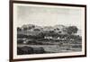 Village Between Assouan and Philae. Egypt, 1879-null-Framed Giclee Print