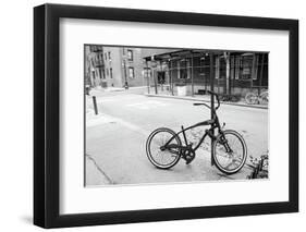 Village Bicycle-Erin Clark-Framed Giclee Print