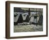 Village Breton Sous la Neige-Paul Gauguin-Framed Giclee Print