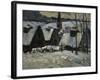 Village Breton Sous la Neige-Paul Gauguin-Framed Giclee Print