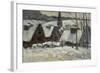 Village breton sous la neige-Paul Gauguin-Framed Giclee Print