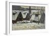 Village breton sous la neige-Paul Gauguin-Framed Giclee Print