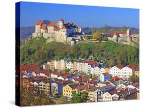 Village Burghausen, Germany-Walter Geiersperger-Stretched Canvas