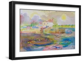 Village by the River, 1989-Brenda Brin Booker-Framed Giclee Print