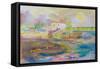 Village by the River, 1989-Brenda Brin Booker-Framed Stretched Canvas